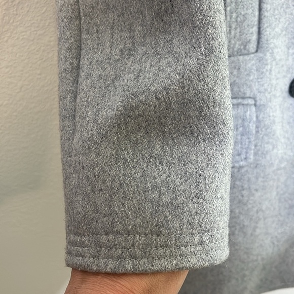 Banana Republic Mid-Length Wool Blend Pea Coat – Size M – Grey - Picture 5 of 8